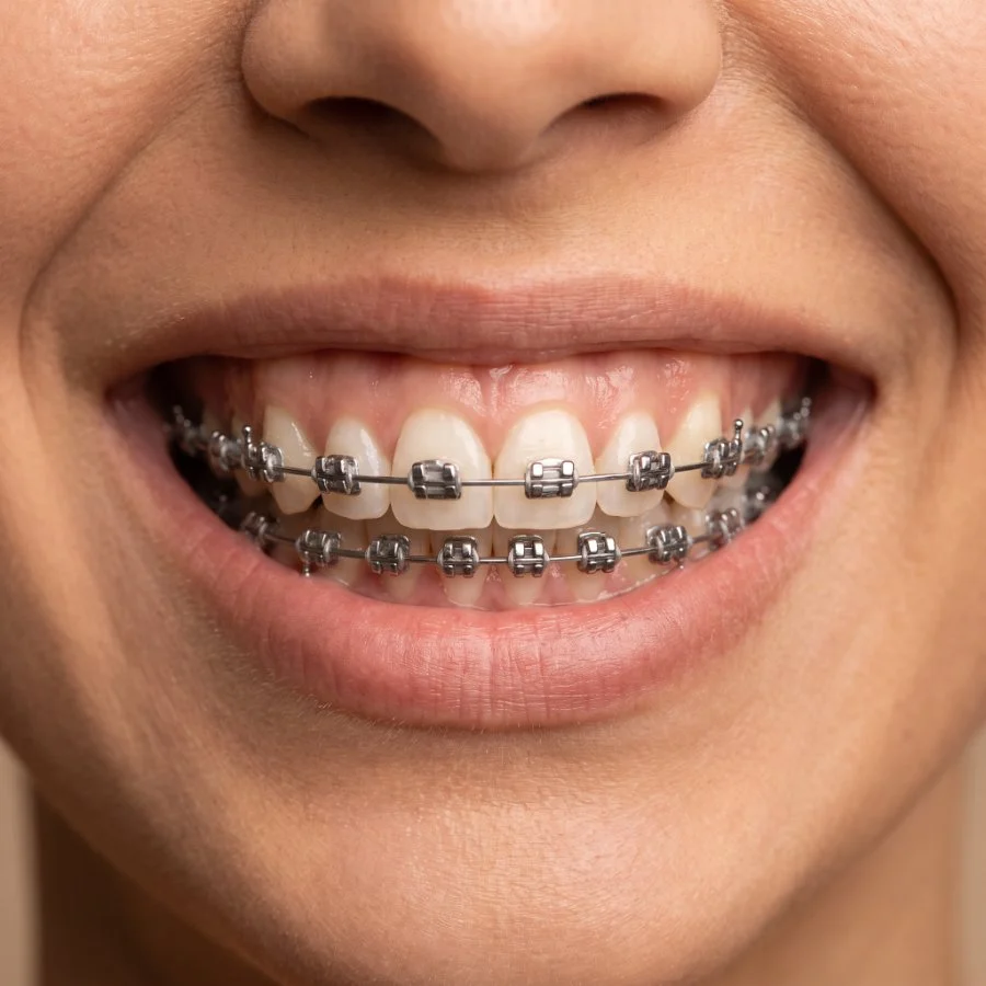 Self-ligating braces
