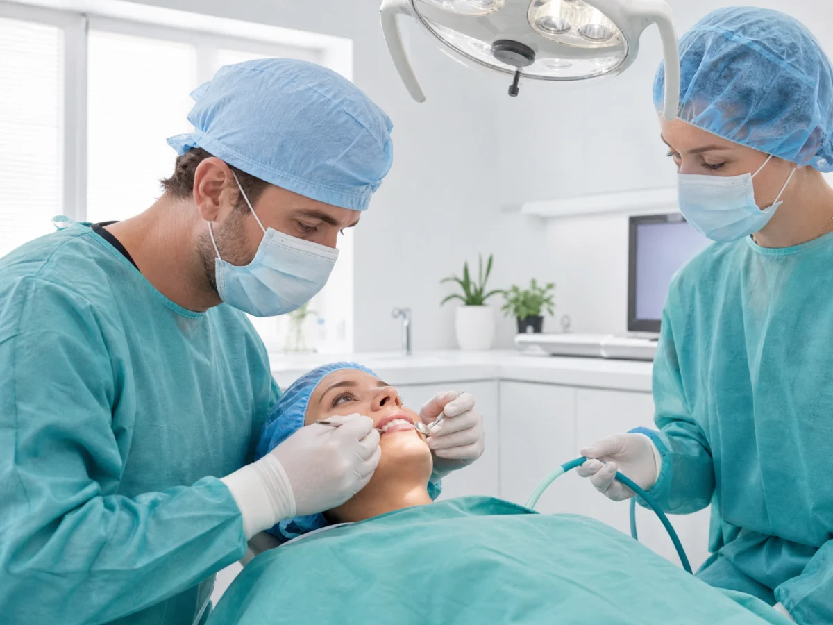 Oral surgery at Apollo Dental Vadavalli
