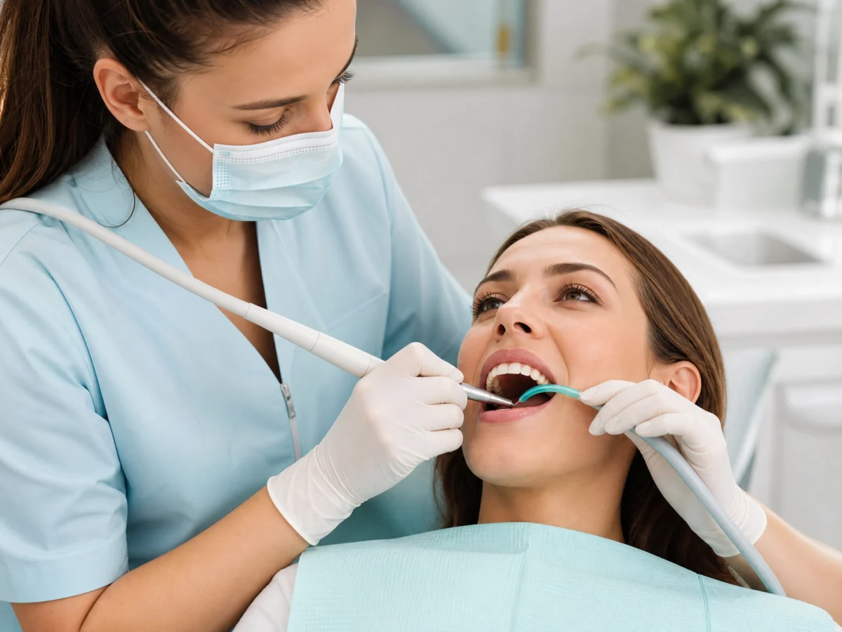 Teeth cleaning and scaling at Apollo Dental Vadavalli